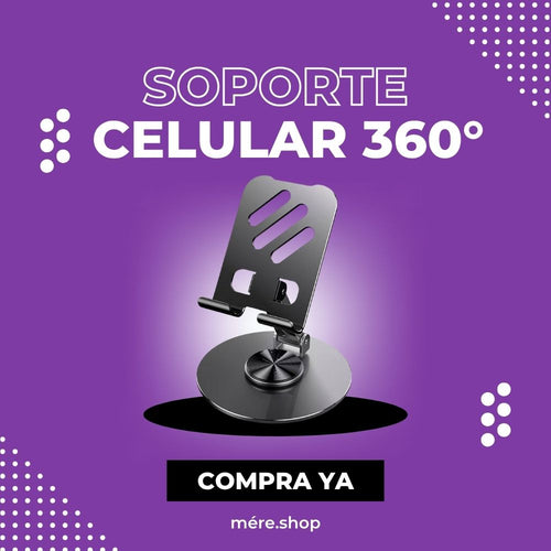 Soporte para celular telescópico de metal