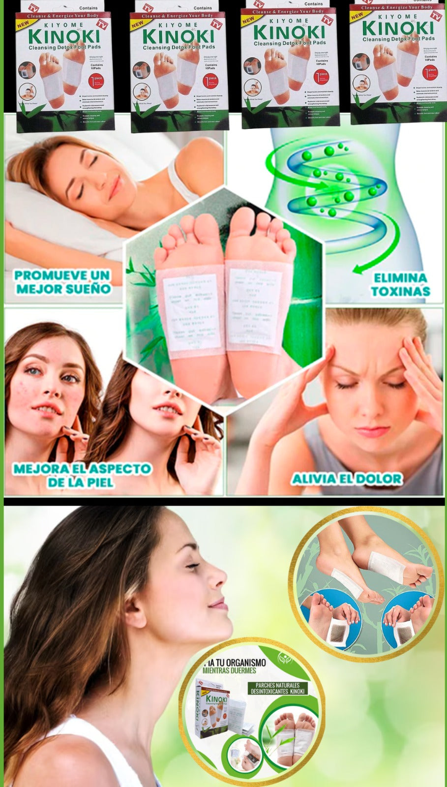 Parche para Pies Kinoki - Caja X 5 pares